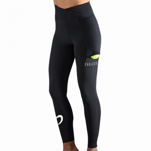 Endless Cross Pocket Black White Leggings Endless Cross Pocket Black White Leggings