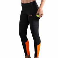Leggings Endless Lift Preto Laranja  Oferta + Barato