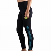 Leggings Endless Syncro Preto Petroleo  Oferta + Barato