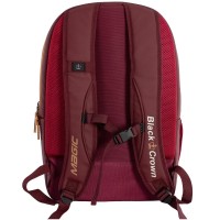 Mochila Black Crown Magic Burdeos Dorada  Oferta + Barato