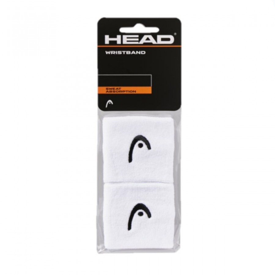 Munequeras Head Blanco 2.5  Oferta + Barato