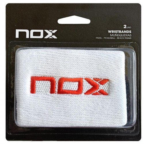 Nox Branco Logo Pulseiras Vermelhas 2 Unidades Nox Branco Logo Pulseiras Vermelhas 2 Unidades