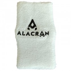 Muñequera Alacran Ancha Blanco Negro