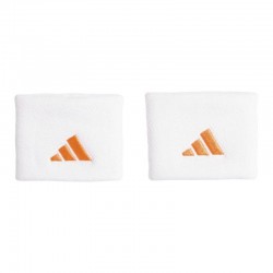 Adidas White Orange Wristbands 2 Units