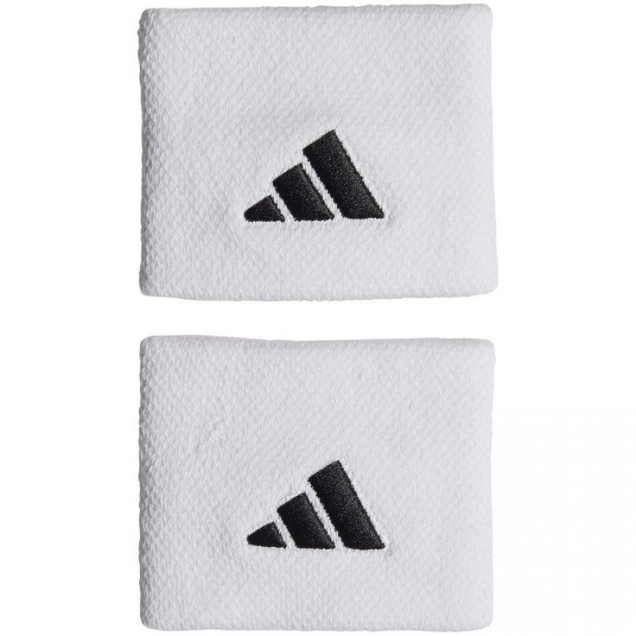 Pulseiras Adidas Branco Preto 2 Unidades  Oferta + Barato