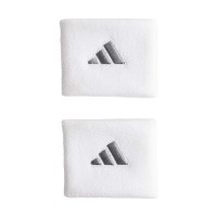 Muñequeras Adidas Blanco Plata 2 Unidades