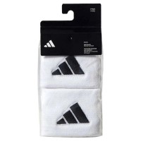 Adidas Bracelets courts blancs noirs 2 unites  Offre - Pas cher