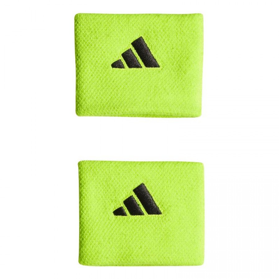 Adidas Short Lucid Lemon Black Wristbands 2 Units  Offer + Cheap