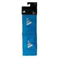 Adidas Long Blue Gray Wristbands 2 Units  Offer + Cheap