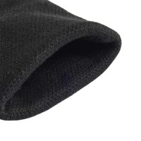 Muñequeras Adidas Largas Negro Plata 2 Unidades