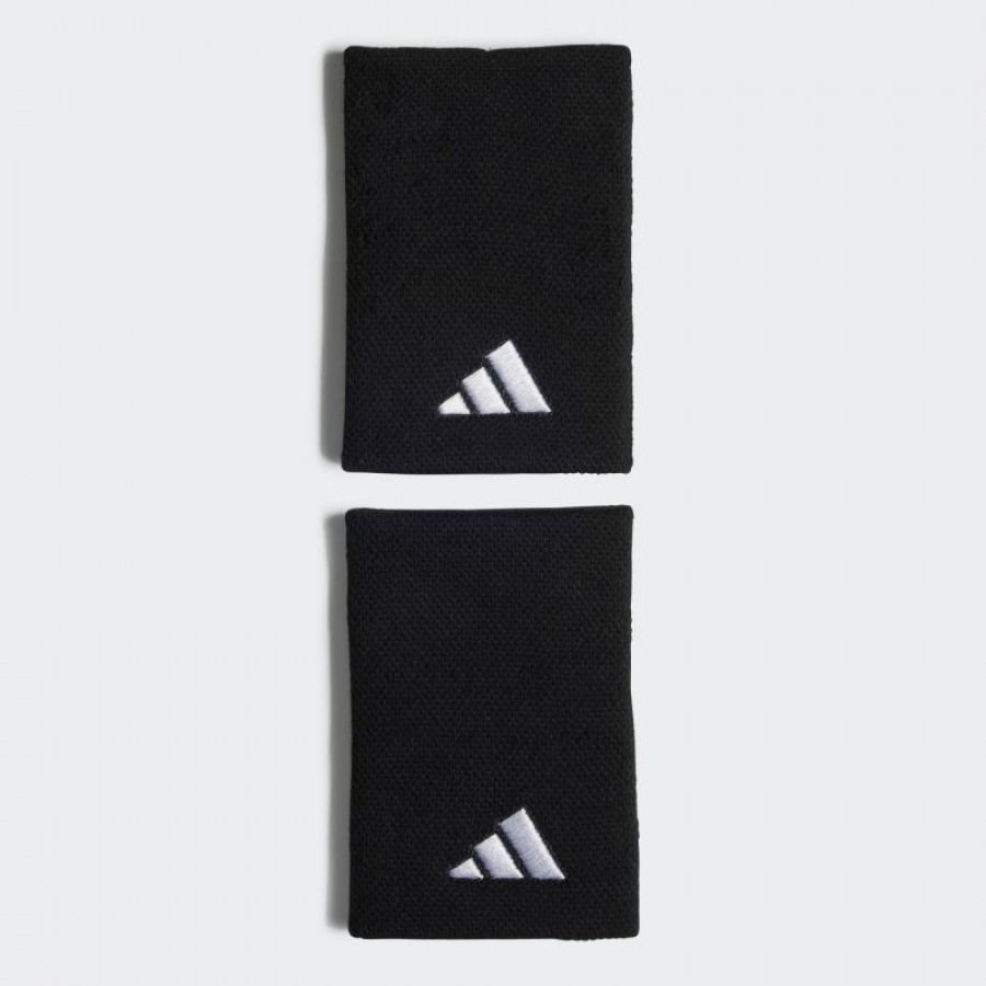 Pulseiras Grandes Adidas Pretas 2 Unidades  Oferta + Barato