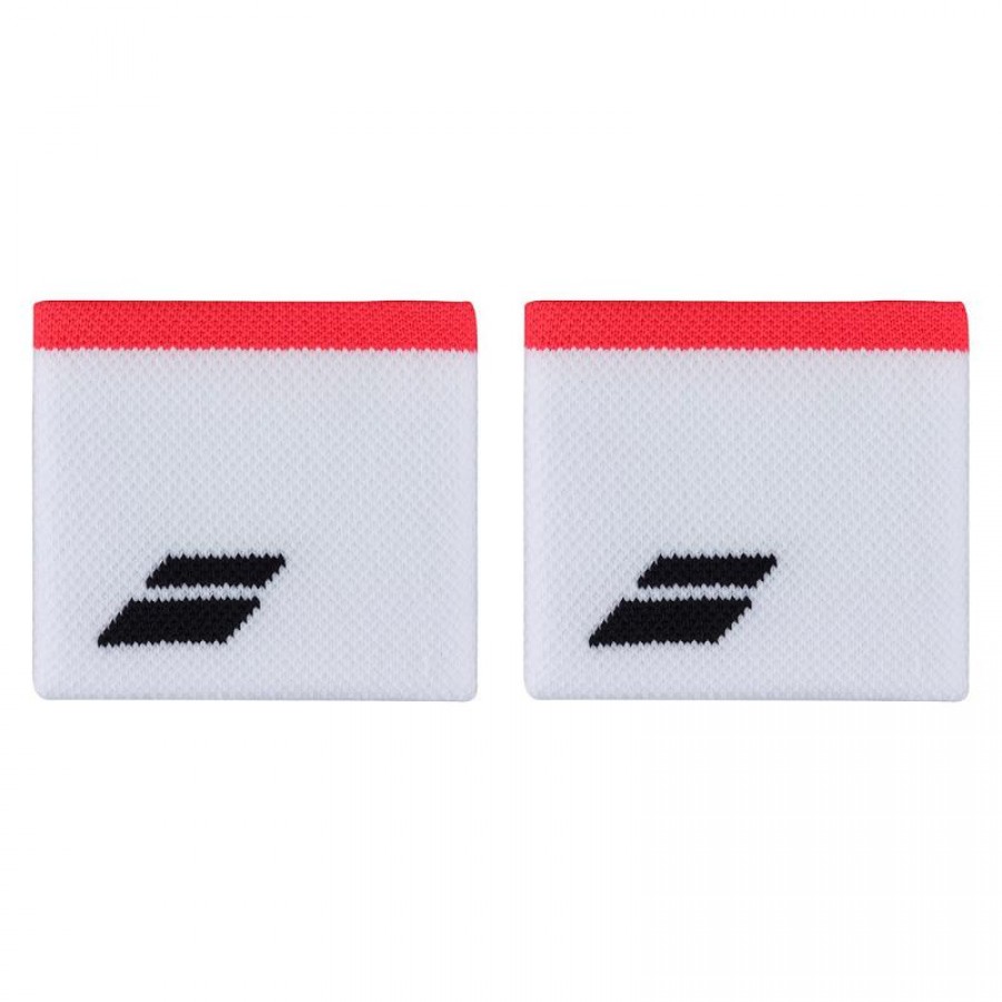 Babolat Short White Red Wristbands 2 Units