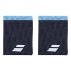Babolat Logo Jumbo Blue Wristbands 2 Units