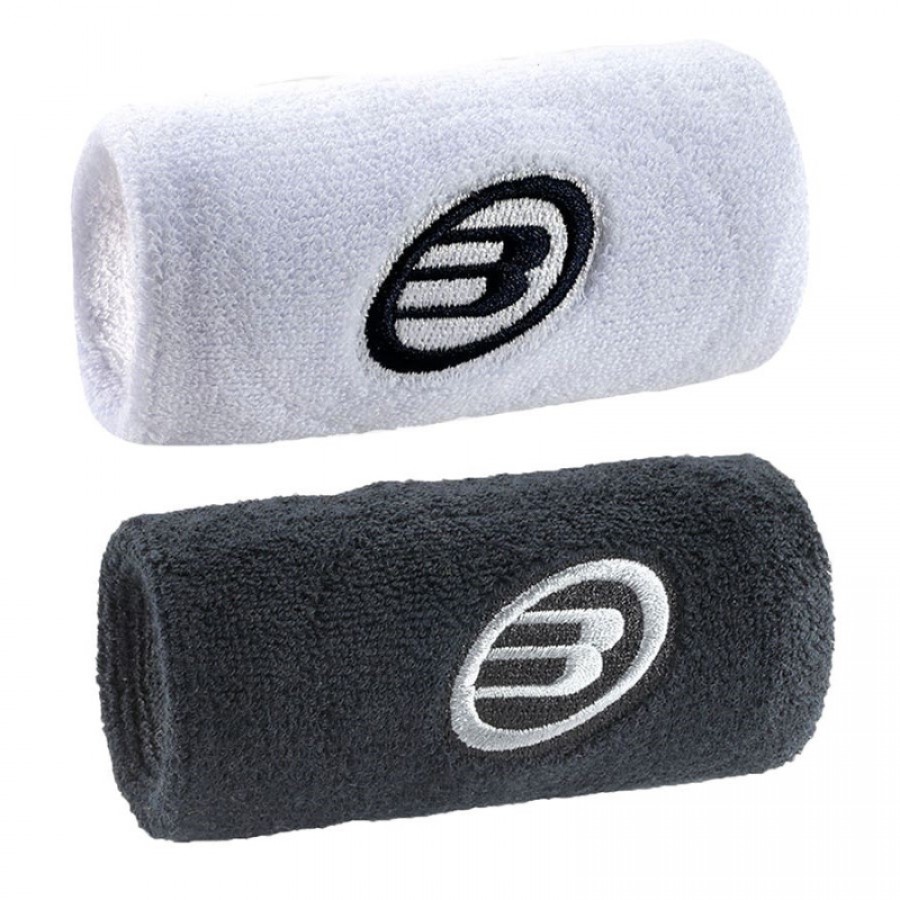 Bullpadel BPMU254 White Black Wristbands  Offer + Cheap