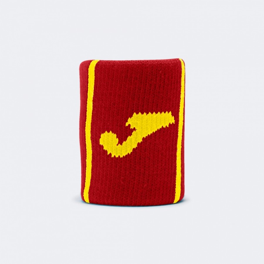 Munequeras Joma Game Rojo Amarillo 2 Unidades  Oferta + Barato