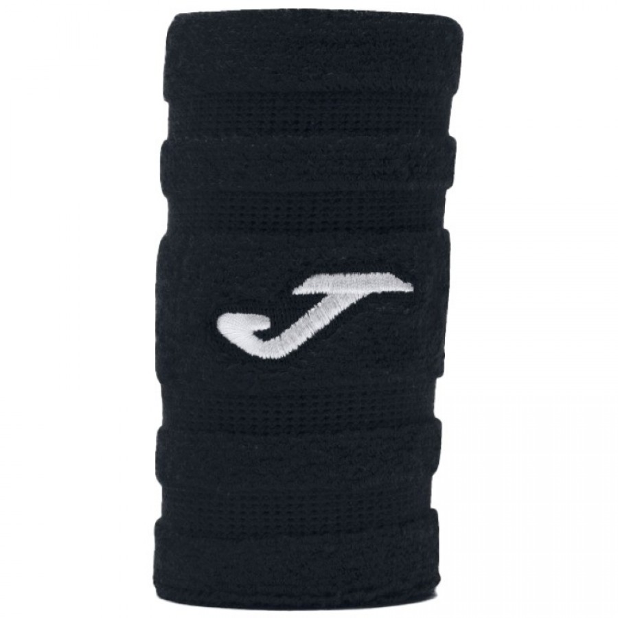 Joma Slam Pro Long Black Wristbands 2 Units  Offer + Cheap