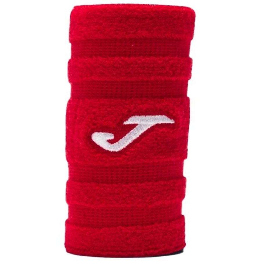 Joma Slam Pro Long Red Wristbands 2 Units  Offer + Cheap