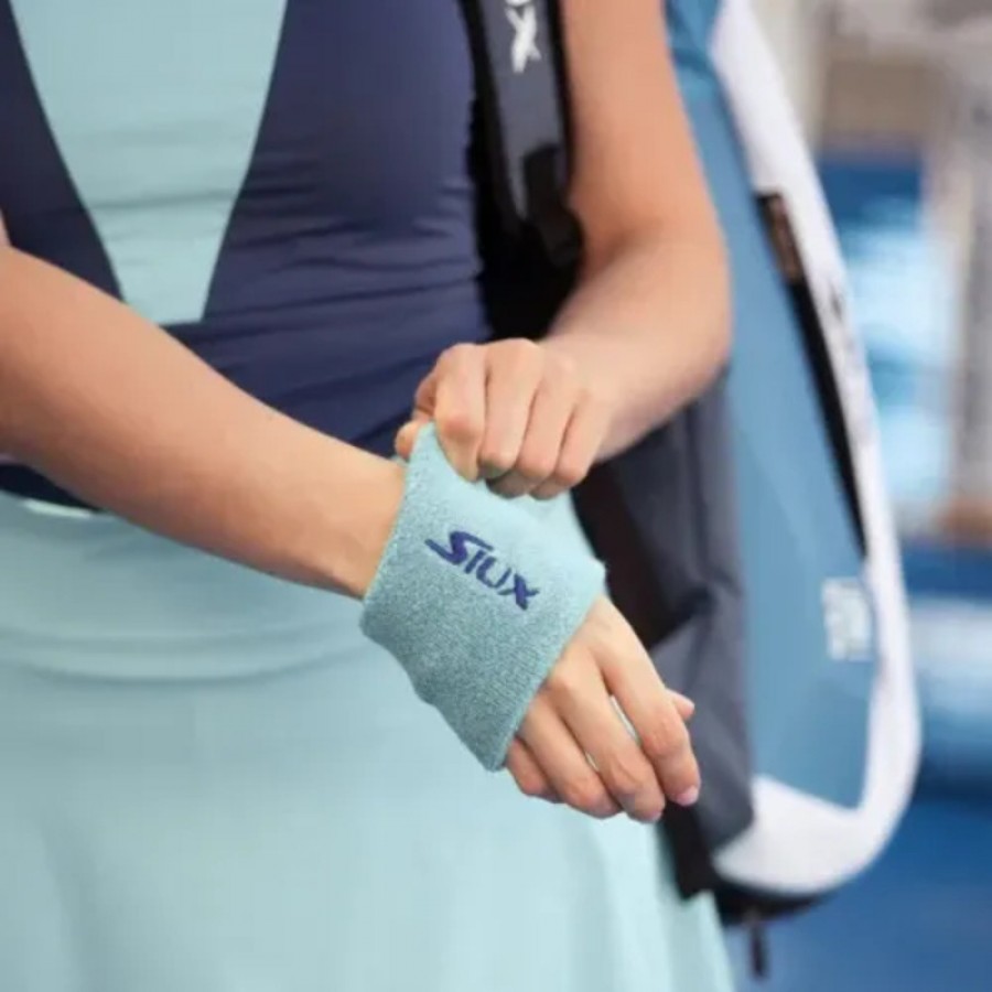 Muñequeras Siux Reveal Azul 2 Unidades  Oferta + Barato