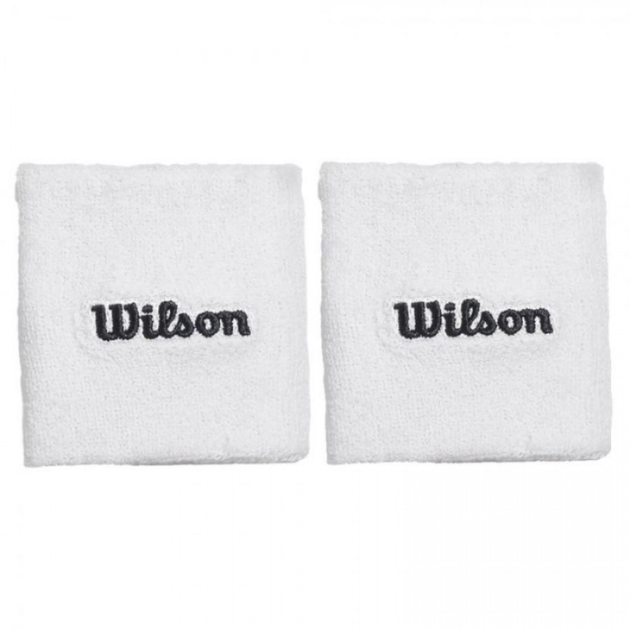 Muñequeras Wilson Blanco 2 Unidades  Oferta + Barato