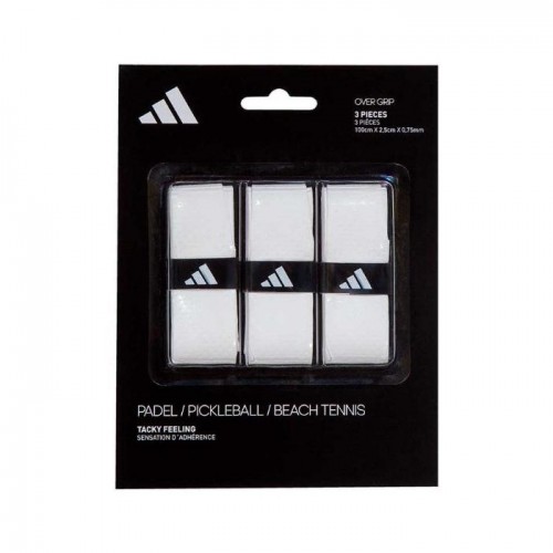 Overgrips Adidas Tacky Feeling White 3 Units Overgrips Adidas Tacky Feeling White 3 Units