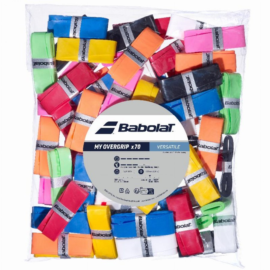Overgrips Babolat My Overgrip Multicolor 70 Unidades  Oferta + Barato