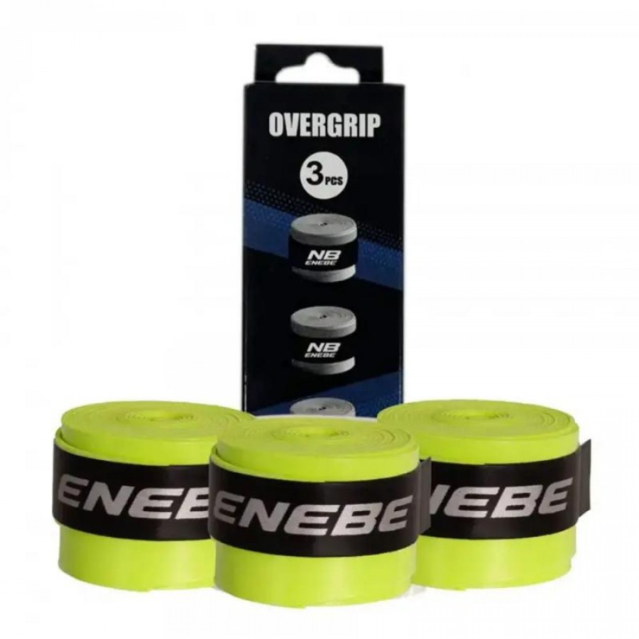 Enebe Overgrip Giallo Fluo Liscio 3 Unità  Offerta + Economico