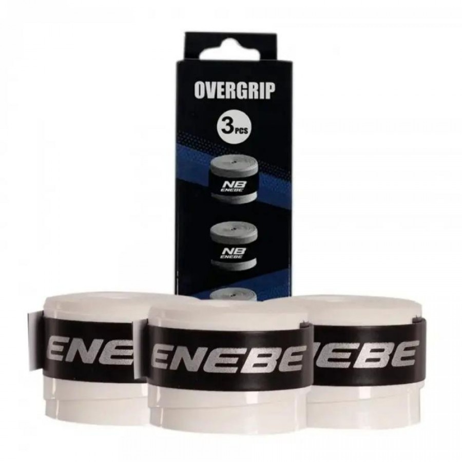 Overgrips Enebe Liso Blanco 3 Unidades  Oferta + Barato