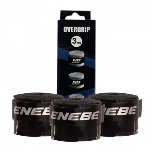 Overgrips Enebe Liso Negro 3 Unidades Overgrips Enebe Liso Negro 3 Unidades