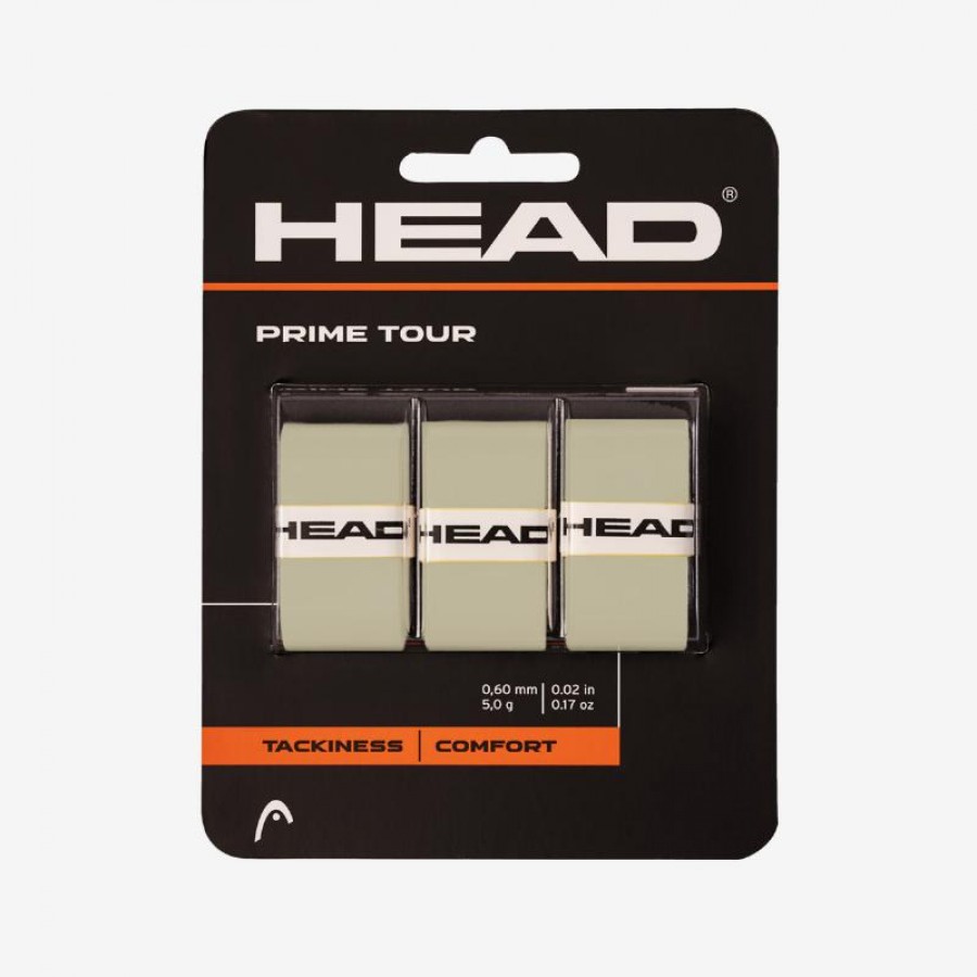 Overgrips Head Prime Tour Grey 3 Units PADELPOINT Overgrips Head Prime Tour Grey 3 Units