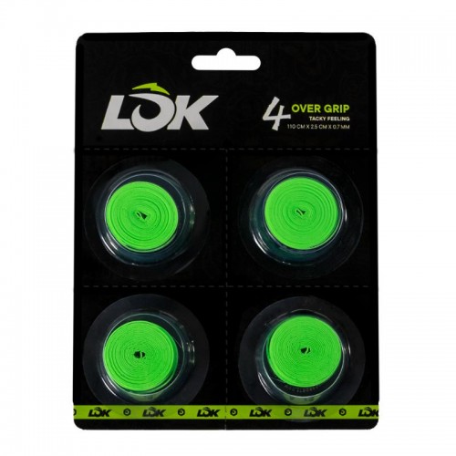 Overgrips Lok Verde 4 Unidades Overgrips Lok Verde 4 Unidades