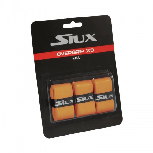 Overgrips Siux For All Naranja 3 Unidades Overgrips Siux For All Naranja 3 Unidades