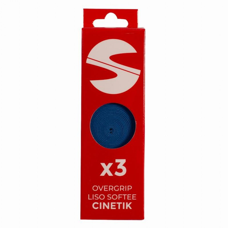 Softee Cinetik Smooth Blue Overgrips 3 unidades