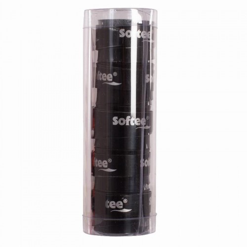 Softee Tech Smooth Black Overgrips 5 unità