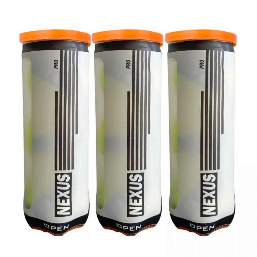 Pack 3 botes de Pelotas Nexus Open  Oferta + Barato