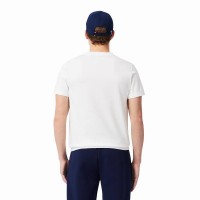 Pack Lacoste Novak Djokovic White T-Shirt and Navy Cap  Offer + Cheap