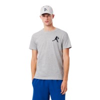 Pack Lacoste Novak Djokovic T-Shirt Grey and White Cap  Offer + Cheap