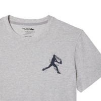 Pack Lacoste Novak Djokovic T-Shirt Grey and White Cap  Offer + Cheap