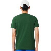 Pack Lacoste Novak Djokovic T-Shirt Vert et Casquette Blanche