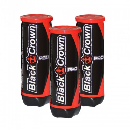 Pack de 3 Botes de Pelotas Black Crown Pack de 3 Botes de Pelotas Black Crown