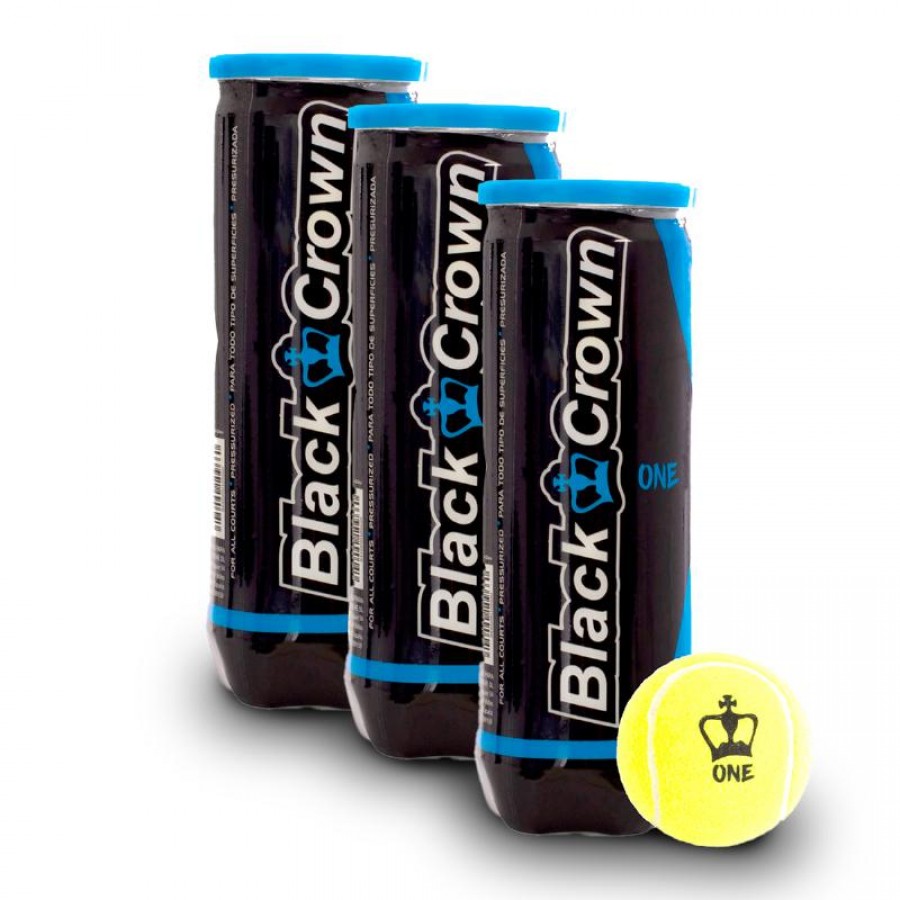 Paquet de 3 bidons Black Crown One Ball  Offre - Pas cher