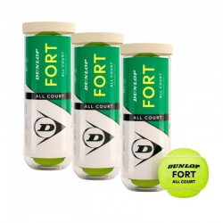 Pack de 3 Botes de Pelotas Dunlop Fort All Court