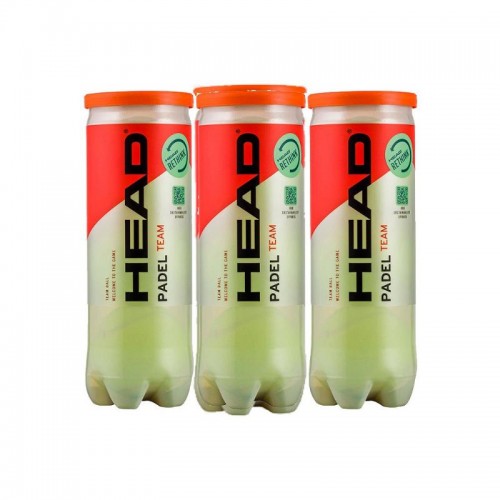 Pack de 3 Botes de Pelotas Head Team Pack de 3 Botes de Pelotas Head Team
