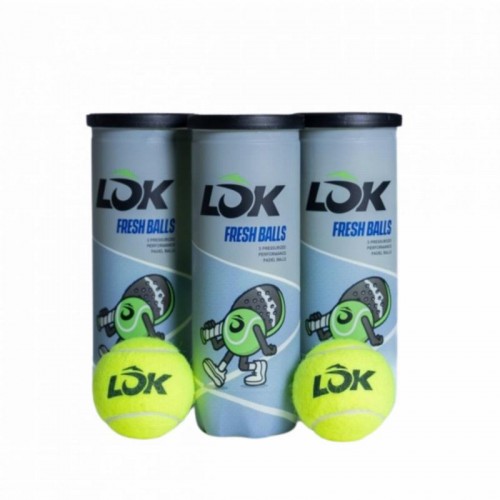 Pack de 3 Botes de Pelotas Lok Fresh Pack de 3 Botes de Pelotas Lok Fresh
