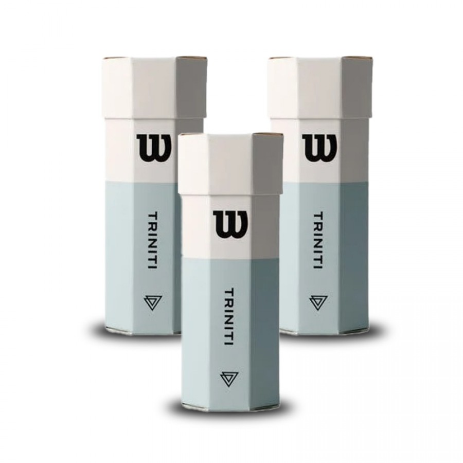 Pack of 3 Bottles of Wilson Triniti Balls  Offer + Cheap