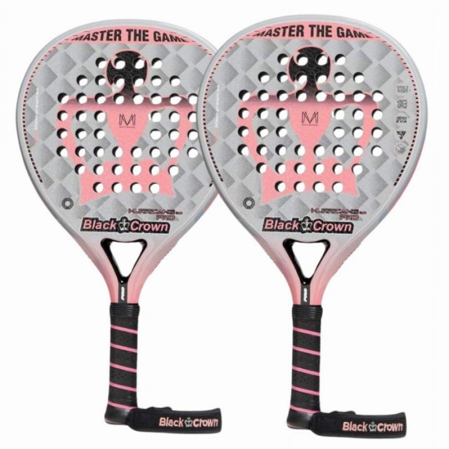 Pack Pala Black Crown Marta Marrero Hurricane Pro 2.0 x2  Oferta + Barato