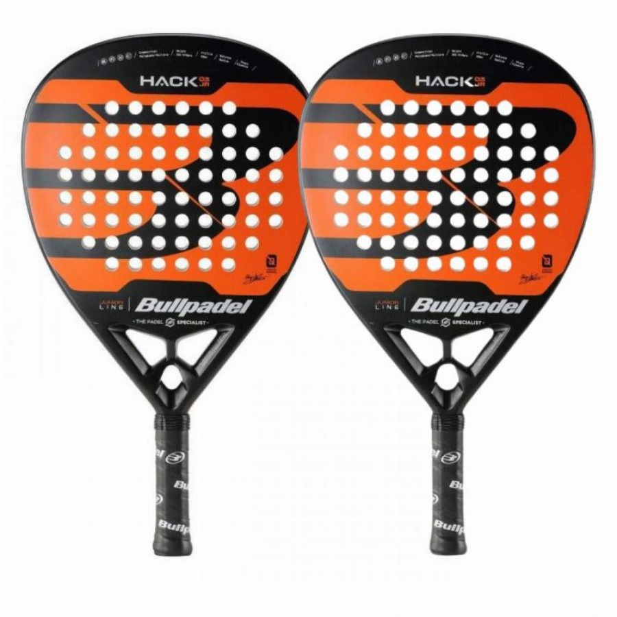 Pacote Pala Bullpadel Paquito Navarro Hack 03 Junior 2024 X2  Oferta + Barato