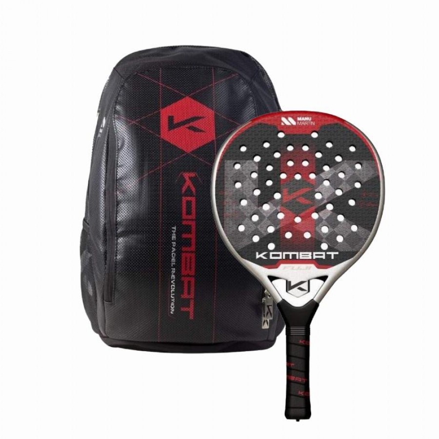 Pack Pala Kombat Manu Martin Fuji y Mochila  Oferta + Barato