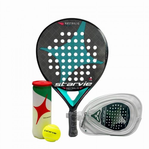 Pack Pala StarVie Australis Light con Neceser y Pelotas Pack Pala StarVie Australis Light con Neceser y Pelotas
