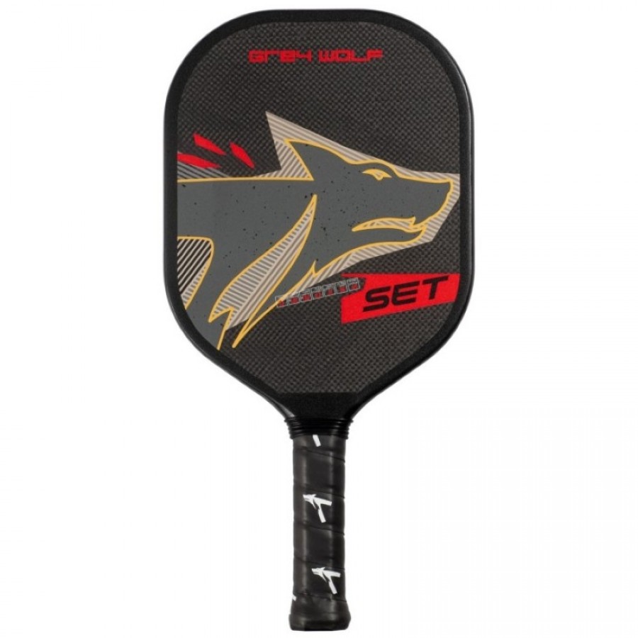 Conjunto de Pickleball Pala Grey Wolf Attk  Oferta + Barato