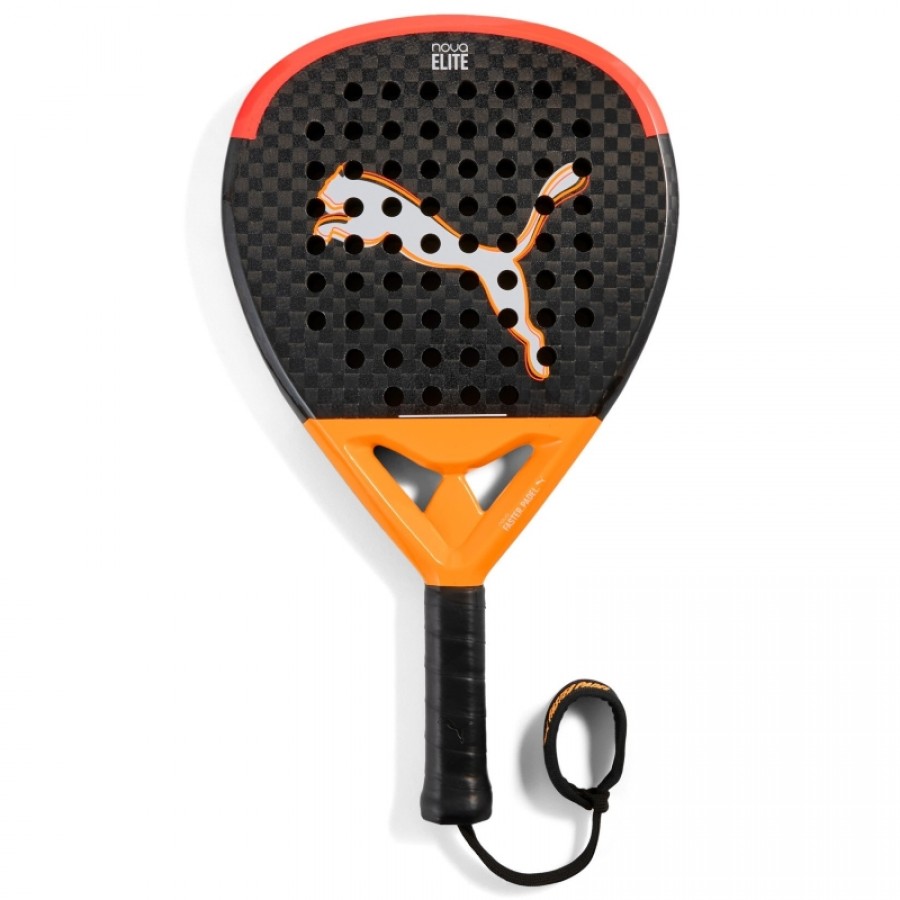 Pala Puma Nova Elite Power Negro Naranja Rojo  Oferta + Barato